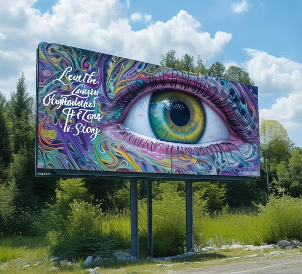 户外广告，让自然之眼映照你的故事